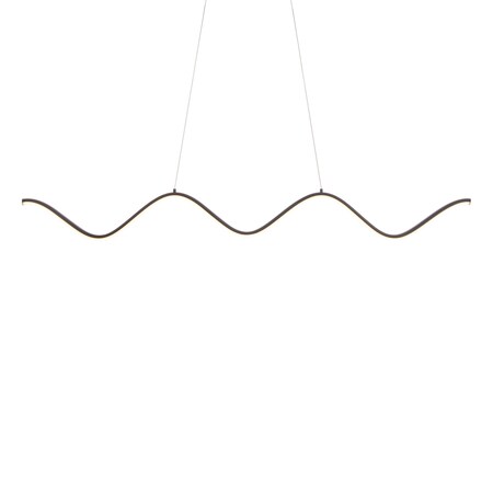 Dweled Morae 44in LED Linear Pendant 3000K in Black PD-332